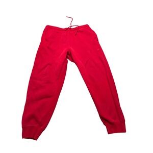 LCKR Red Sweatpants Joggers Lounge Pants Elastic Waist Drawstring Size XL